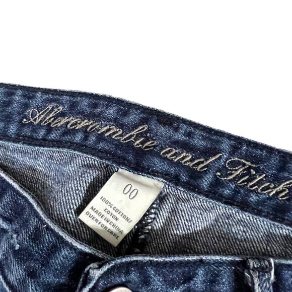 Abercrombie & Fitch ASO Vampire Diaries Denim Micro Mini Skirt‎ Size 00 - Picture 4 of 7